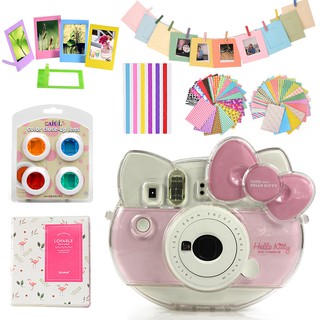 เคสสำหรับกล้อง Fujifilm Instax Mini Hello Kitty + อัลบั้ม