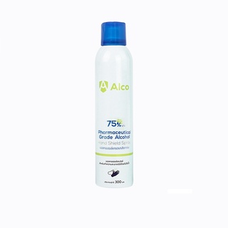 ECOTOPIA แอลกอฮอล์สเปรย์กระป๋องเข้มข้น 75% Alco Hand Shield Spray 300ml