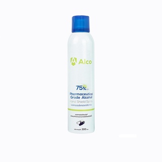 ECOTOPIA แอลกอฮอล์สเปรย์กระป๋องเข้มข้น 75% Alco Hand Shield Spray 300ml