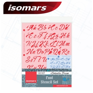 ISOMARS แผ่นเพลทอักษร Enisendra Dream ISM-1001