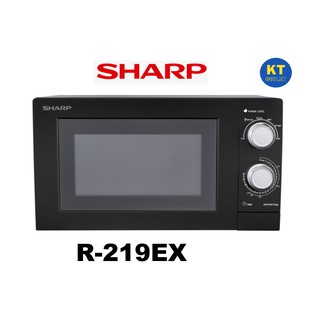 SHARP เตาอบไมโครเวฟ รุ่น R-219EX สีดำ ความจุ 20 ลิตร กำลังไฟ 700 W