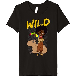 เสื้อยืดโอเวอร์ไซส์เสื้อยืดลําลอง แขนสั้น พิมพ์ลายโปสเตอร์ Disney Encanto Antonio Wild V-2 คุณภาพสูง สไตล์เกาหลีS-3XL
