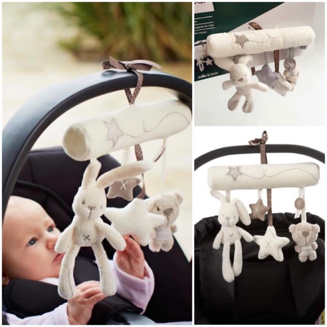 โมบายกระต่าย โมบายMamas & Papas โมบายแขวน รถเข็น เปลเด็ก คาร์ซีท