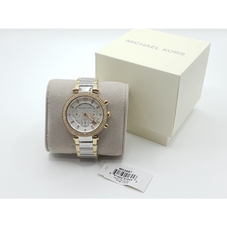 นาฬิกา MICHAEL KORS WOMENS MK5687 39 MM PARKER QUARTZ CHRONOGSRAPH พร้อมกล่อง (ใหม่)