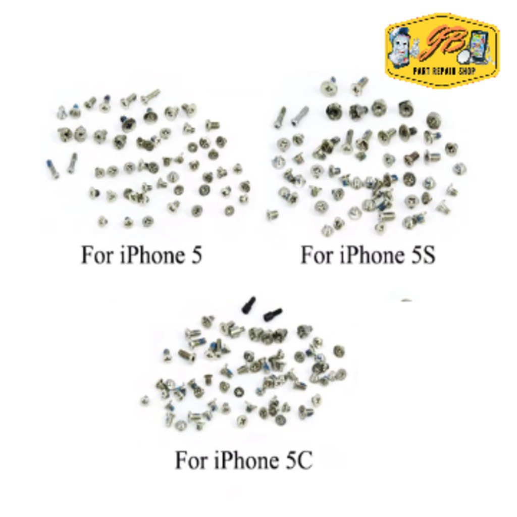 อะไหล่ ชุดน๊อต ด้านใน ไอโฟน 5 / ไอโฟน 5C / ไอโฟน 5S