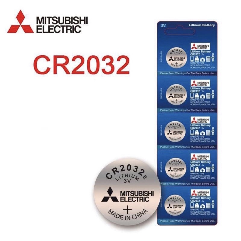 ถ่านกระดุมMitsubishi CR2032/CR2025/CR2016 ของแท้