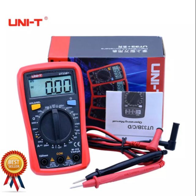 UNI-T  UT-33B+ Auto power off Digital Multimeter ดิจิตอลมัลติมิเตอร์ ut-33b+
