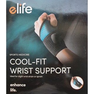 elifeผ้ายืดให้ความยืดหยุ่นตัวสูงประคองข้อมือแบบปรับระดับE-WRC001Cool-fit Wrist Braceใช้ได้ท้ังมือข้างขวาและมือซ้าย