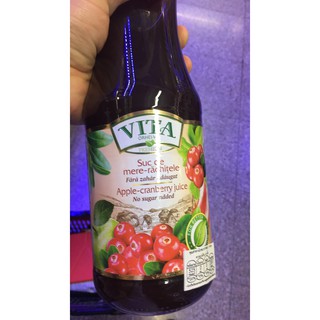 Vita Apple-Cranberry Juice No Sugar added น้ำแอปเปิ้ลผสมแครนเบอร์รี่ 1 Lt