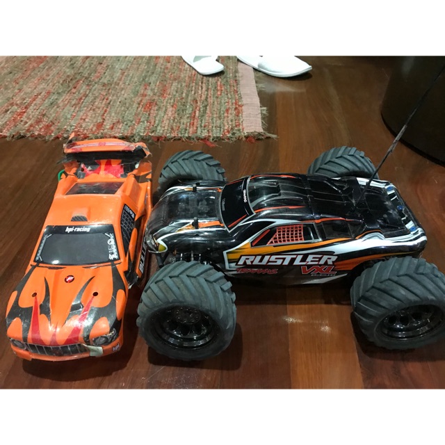 RC  รถบังคับ HPI Bullet Stadium Truck 1/8 พร้อมเล่นเปลี่ยนขานกหน้าพัง พร้อมอะไหล่ อัพเกรด servo