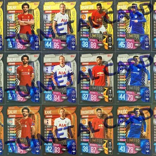 MATCH ATTAX 2019/20 UEFA CHAMPIONS LEAGUE LIMITED EDITION การ์ดฟุตบอล Football Card