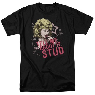 [S-5XL]เสื้อยืดลําลอง สําหรับผู้ชาย แขนสั้น คอกลม พิมพ์ลาย Grease Tell Me About It Stud S-3X 232512