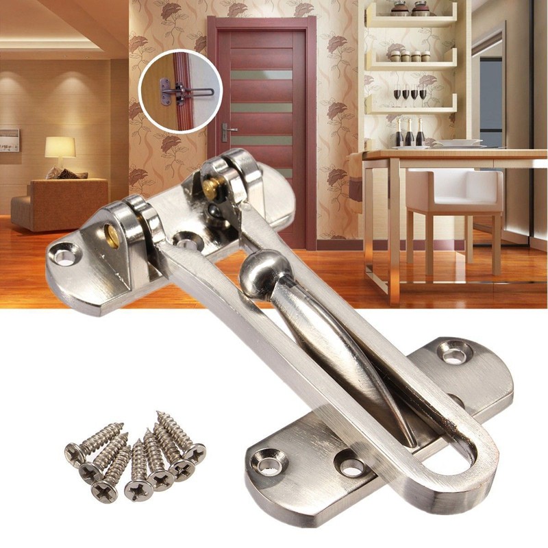 New Front Door Security Safety Strong Durable Home Chain Lock