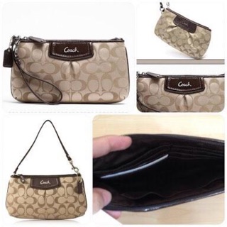 Coach F48075 Ashley Signature Sateen Large Wristlet