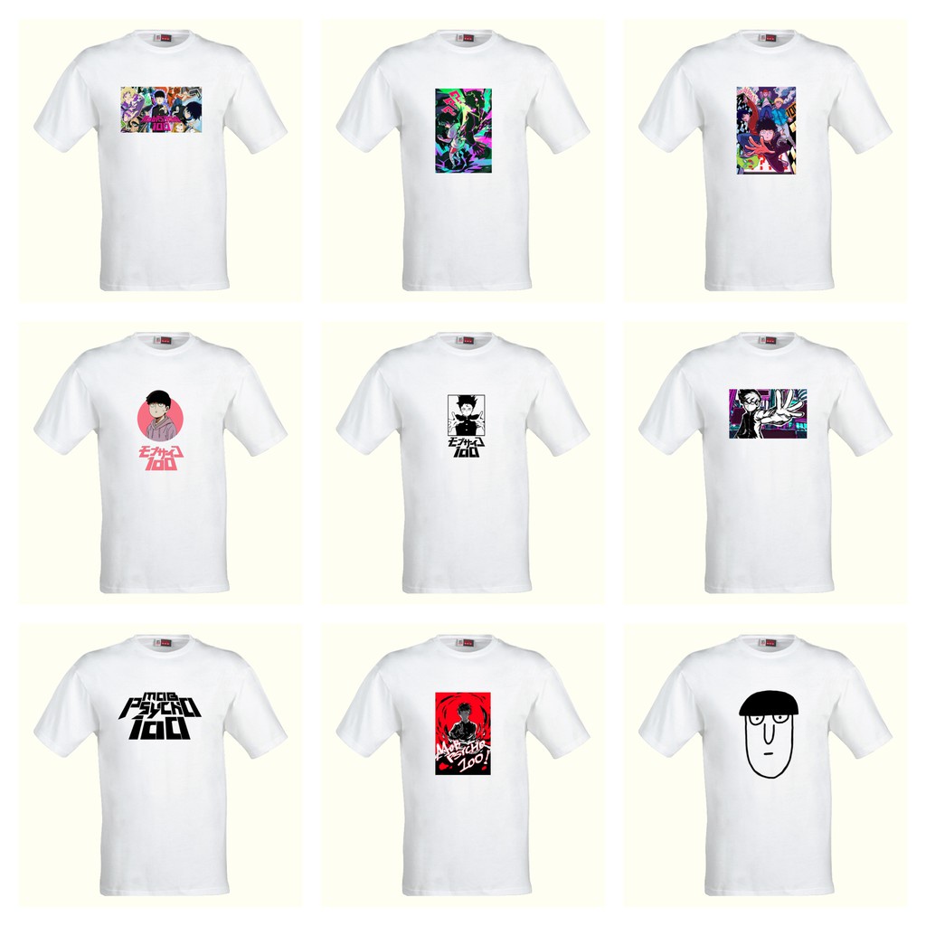 เสื้อยืด Anime Shirt | Mob Psycho Collection | Mob Psycho 100 | UNISEX | Otaku Shirt