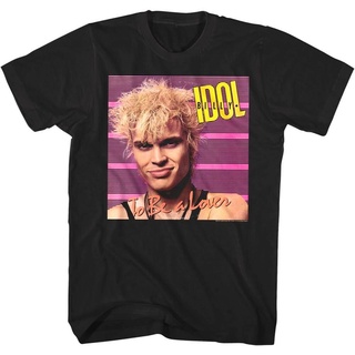 ขายดี!ขายดี เสื้อยืดลําลอง แขนสั้น พิมพ์ลายอัลบั้ม Billy Idol To Be a Lover Rock Tour Music Merch OAmgni05PPhhdd54 สไตล์