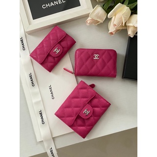 กระเป๋า chanel wallet card  hi end 1:1 color pink การันตีความเหมือนที่สุดให้เลยถ่ายสดจากสินค้าจริง100%