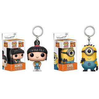 Funko Pop ! พวงกุญแจไวนิล รูปมินเนี่ยน Despicable Me Agnes Carl