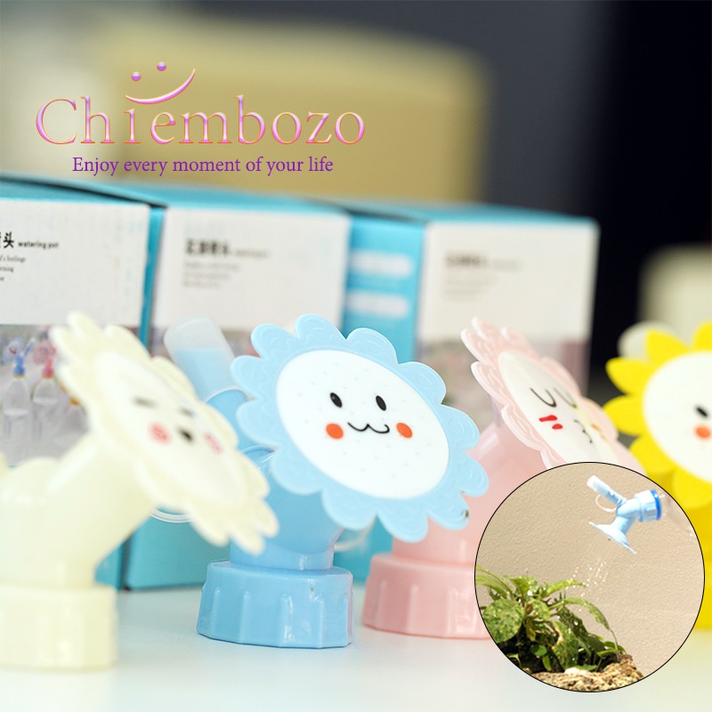 หัวบัวรดน้ำ 2in1 ใส่กับขวดน้ำอัดลม มีให้เลือก 4 สี สุ่มลายการ์ตูนน่ารัก