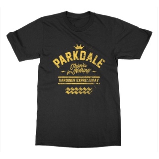 เสื้อยืดผ้าฝ้ายเสื้อยืด พิมพ์ลาย Parkdale Toronto Ontario Canada City Hood The Six Tdot CN Tower เหมาะกับของขวัญL XL  XX