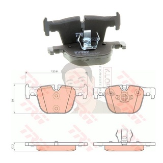 GDB1937 ผ้าเบรค-หน้า(TRW) (เนื้อผ้า COTEC) BMW (F30, F80) 3.0L Active Hybrid 2WD 2011-2015