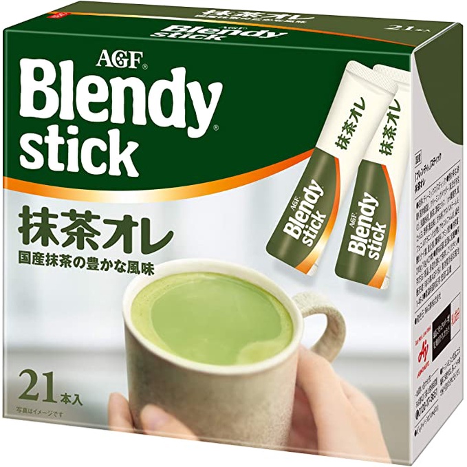 (กล่อง20ซอง) AGF Blendy stick coffee - Tea แบลนดี้ กาแฟ 3in1 พร้อมชง ชาเขียว โกโก้ จากญี่ปุ่น