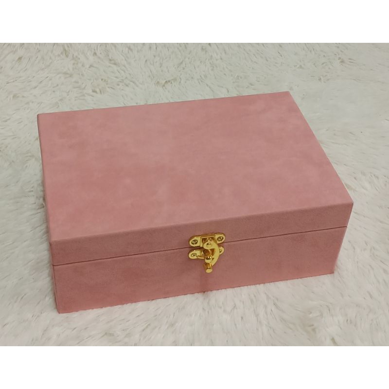 กล่องใส่เงินกล่องใส่ทองกล่องใส่เครื่องประดับขนาด23*14*9cm - รูปที่ 4