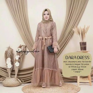 Dara dress Gamis&lt;Unk&gt; ชุดเดรส มาตรฐาน / จัมโบ้ LD118 Gamis trande 2020 Aura Gown