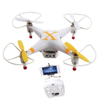 คอปเตอร์สี่ใบพัด Drone รุ่น CX30W FPV 2.4Ghz / Wi-Fi IOS-Android(White)