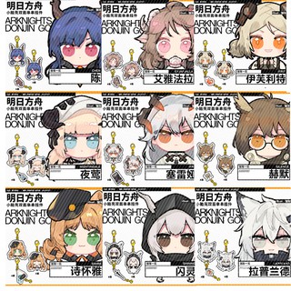 พวงกุญแจลาย อาร์คไนท์ Keychain Arknights Set 3