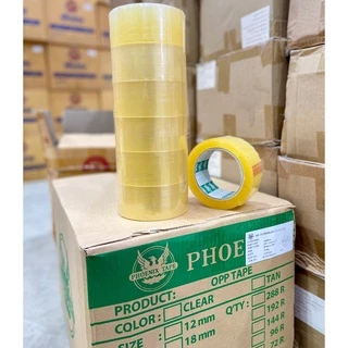 เทปใส 2 นิ้ว x 100 หลา แพค 6 ม้วน เทปกาวใส สก๊อตเทป เทปปิดกล่อง OPP Clear TAPE เทปกาว #1ในไทย