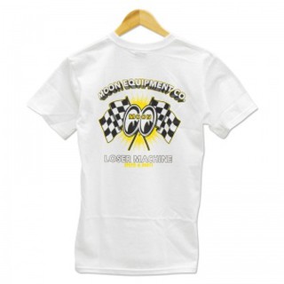 Loser Machine x MOON Fastest Lap T-shirt (White) (เสื้อยืดเฟชั่น)