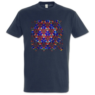 [S-5XL]เสื้อยืด Kaleidoscope ทรงสี่เหลี่ยม ลาย Spiegelung