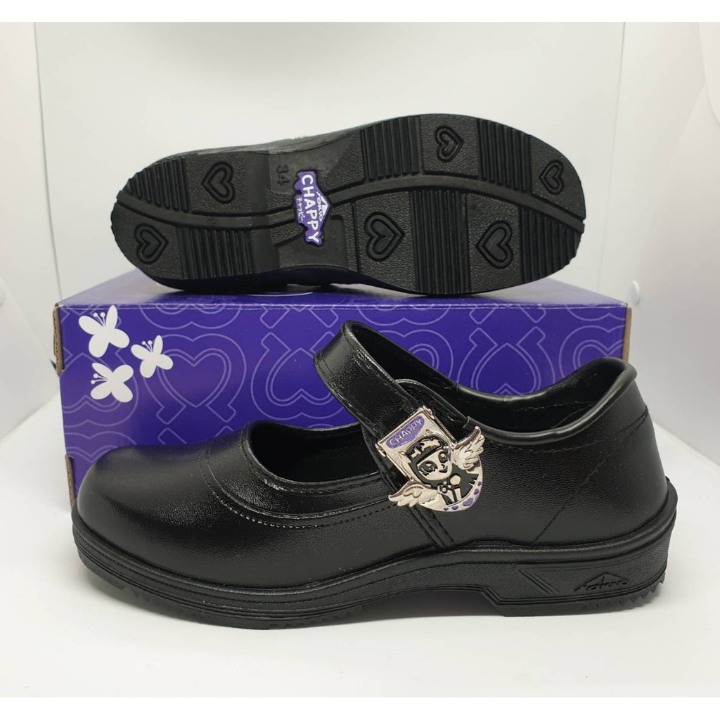 รองเท้านักเรียน CHAPPY PONY รุ่นTP-289 สีดำ ม้าโพนี่แบบใหม่ล่าสุด