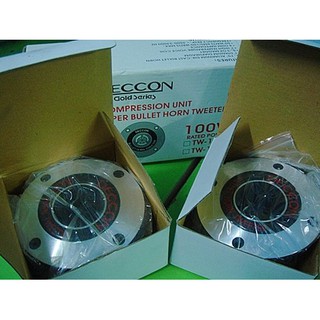ดอกแหลมจาน DECCON TW-18S หน้า silver เสียงดีมาก แหลมพุ่ง ใส ว้อยไทเทเนี่ยมแท้
