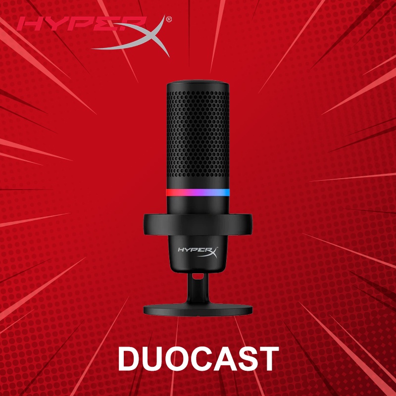 ไมโครโฟน HyperX DuoCast ประกันศูนย์ 2 ปี