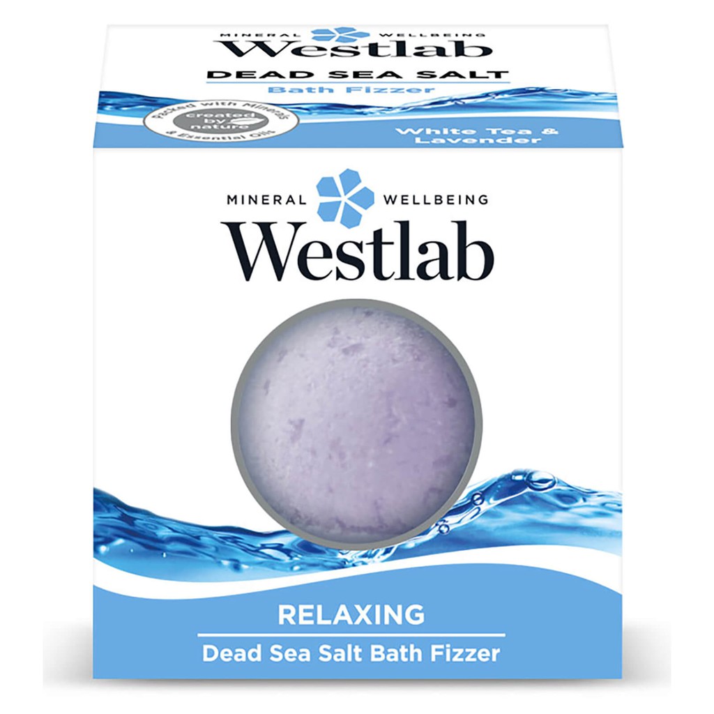 Westlab Relaxing Dead Sea Salt Bath Fizzer/Bath Bomb 150g เพิ่มความสุขให้กับการแช่อ่างอาบน้ำ