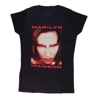 เสื้อวงลิขสิทธิ์แท้ Marilyn Manson - Bigger than Satan (Ladies) | ร้าน Silverstarplus