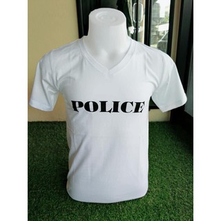 เสื้อยืดpolice แขนสั้น