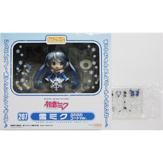 [ส่งจากญี่ปุ่น] Hatsune Miku Nendoroid 207 VOCALOID Snow Miku Fluffy Coat + Edit Parts Figure L03456175