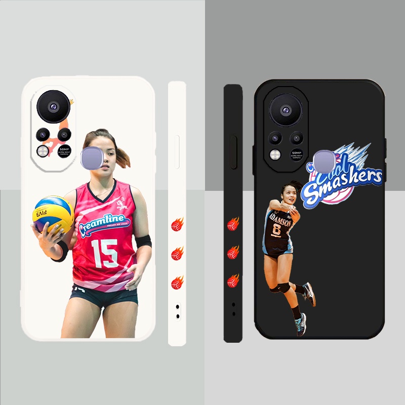 Jema Galanza วอลเลย์บอล QIC51 สําหรับปลอก Huawei Nova 3i Y6p Y7 Y6 Pro 2019 Y7A ประเภทสแควร์เคสโทรศั