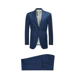 KINGMAN Navy Twotone Tailor fit Suit เสื้อสูทตัดใหม่ สีเหลือง เบลเซอร์ แฟชั่น สั่งตัดตามสัดส่วนได้