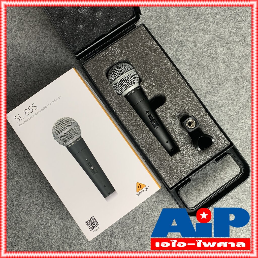 BEHRINGER ไมโครโฟน รุ่น SL-85S SL85 SL 85 S Dynamic Microphone ไมค์ ไมค์สาย ไมค์ร้อง ไมค์พูด SL85S ไมค์คาราโอเกะ +++