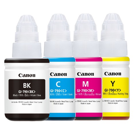 หมึกพิมพ์ Canon GI-790 Original Refill Ink หมึกแท้ no box สำหรับ canon ตระกูล G