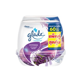 เจลปรับอากาศ GLADE ลาเวนเดอร์ แพ็คคู่ 180g | GLADE | 689157 น้ำหอมปรับอากาศ น้ำหอมปรับอากาศ Home Living Super Deal