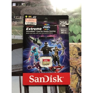 [ สินค้ามือ 2 ] : Sandisk Extreme MicroSDXC Card for Gaming สภาพดี ประกันร้าน JIB 10 ปี