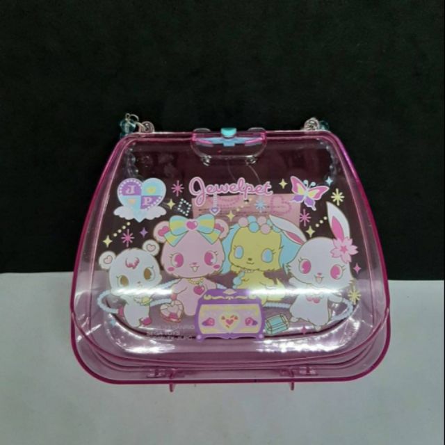 กระเป๋าใสสีชมพู Jewelpet