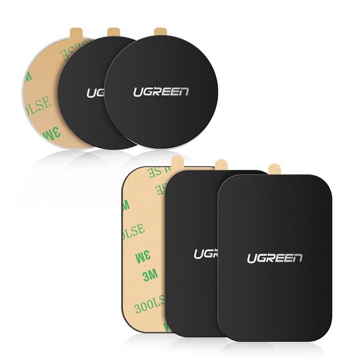 UGREEN  แผ่นแม่เหล็กยึดโทรศัพท์มือถือ แบบติดกับช่องแอร์รถยนต์ สำหรับวางโทรศัพท์ม