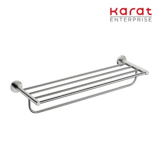 Karat Faucet ชั้นวางผ้า ยาว 75 x ลึก 20 x สูง 11.5 ซม. (สแตนเลส 304) รุ่น KB-15-934-63