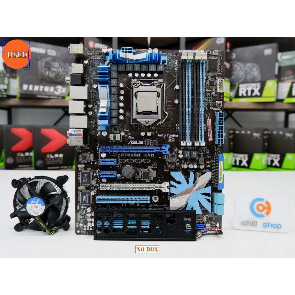 ชุดซีพียูพร้อมเมนบอร์ด CPU : INTEL I3-540 3.06GHz MB : ASUS P7P55D EVO NO BOX P11212 #8